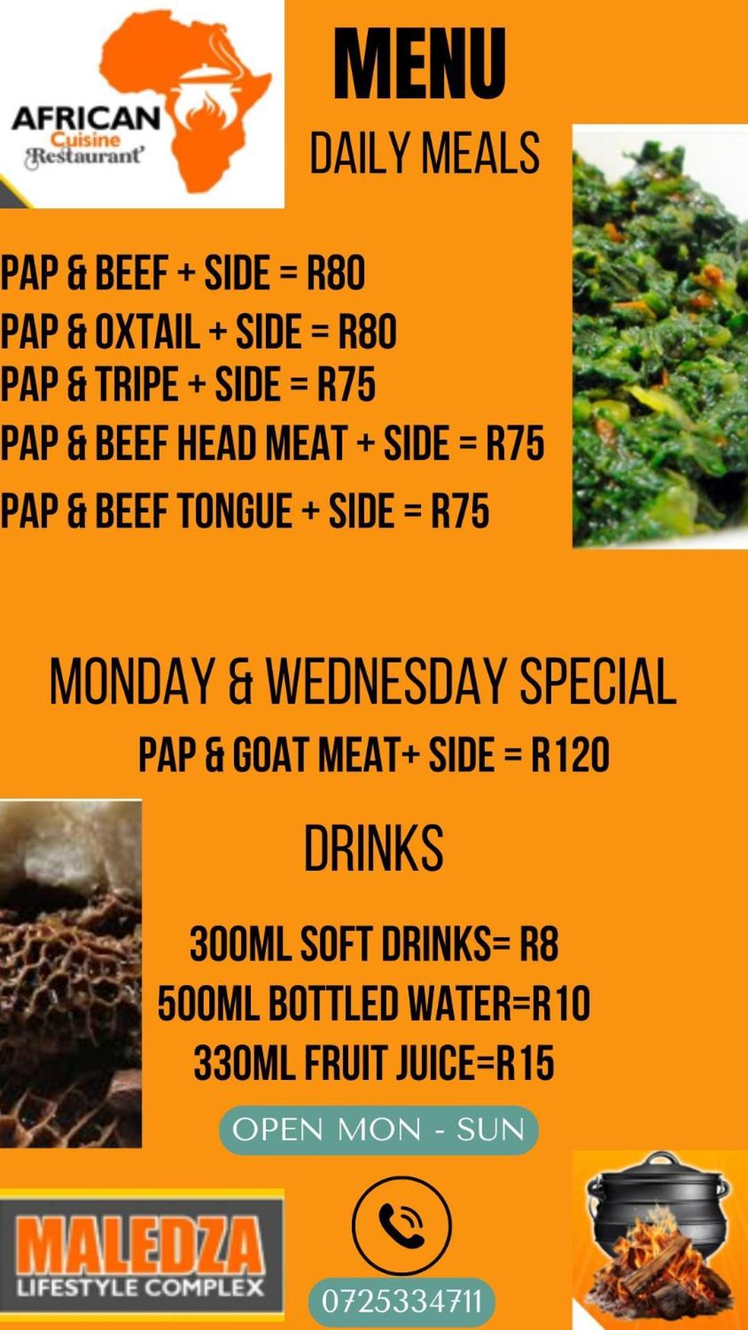 Giyani African Cuisine Restaurant B&B 외부 사진